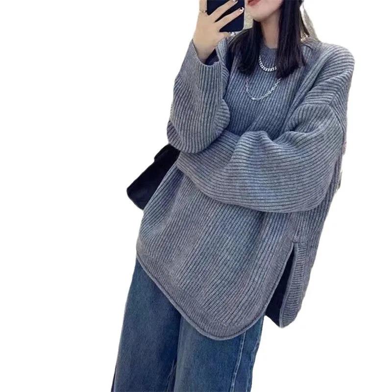 Autumn Winter Knitted Sweater Tops for Women