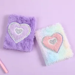 Carnet de notes en peluche A6, amour licorne, agenda, gestion du temps, cadeau pour étudiant, papeterie Kawaii, 2022 