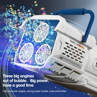 60 Holes Bubble Gun LED Light Electric Full Automatic Soap Bubble Machine Toys for Kids Outdoor Wedding Party Children's Gifts 3
