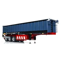 NEW 3 Axles Semi-Trailer 1/14 Metal Radio Remote Control Hydraulic Dump Gravel Trucks Toys TOUCAN RC Tractor Truck Car Vehicle 1