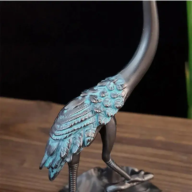 Crane Incense Burners Holder Stove Lotus Incense Burners Antique Alloy Lotus Hang Stove Tea Ceremony Craft Household Decorative