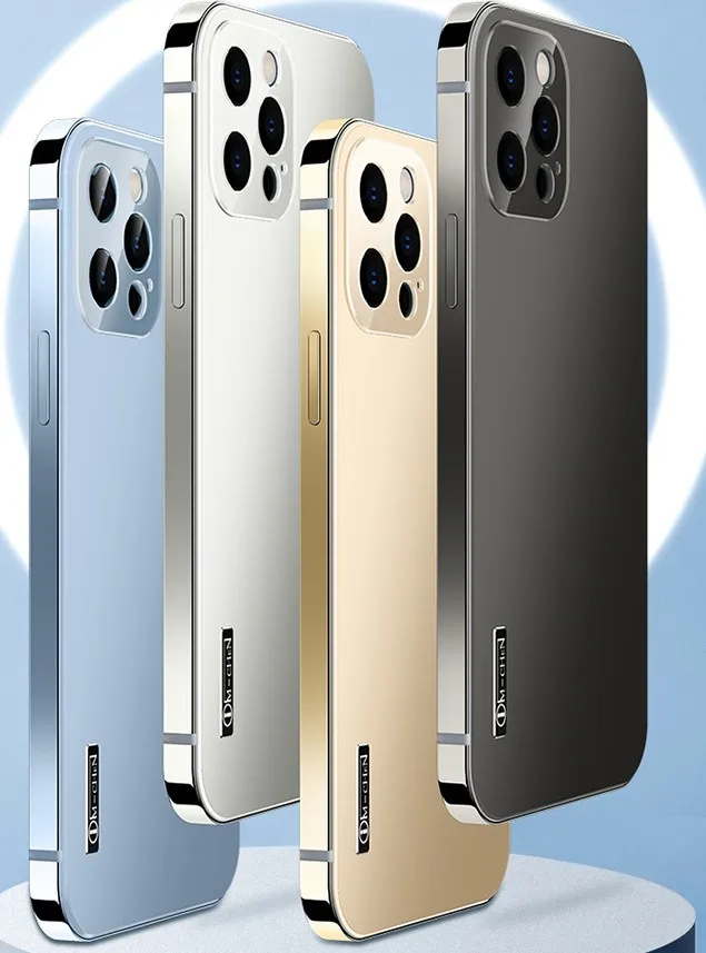 

Модный ультратонкий маленький стальной чехол для телефона iPhone apple 11 12 13 Pro Max, высококачественный оригинальный креативный чехол, чехлы