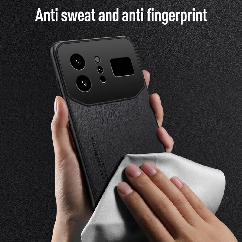 Sleek and Slim Plain Leather Protective Case