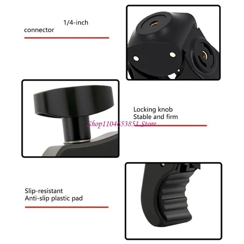 DSLR 장비 LCD 모니터 스튜디오 조명 카메라용 펜치 클립 슈퍼 클램프 마운트
