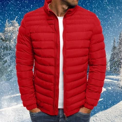 Solid Color Jacket Cotton-padded Jacket Lingge Stitched Thickened Collar Cotton-padded Jacket Autumn Warm Cotton-padded Jacket