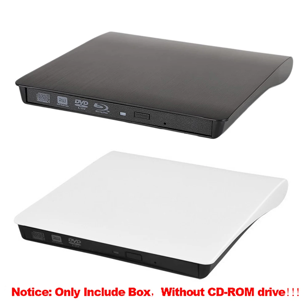 【Exclusive Discount】 DVD CD-ROM RW Optical Drives USB 3.0 SATA External Enclosure for Laptop Computer