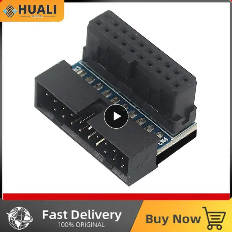 

19p интерфейс 90 градусов адаптер питания материнская плата легкий портативный Usb3.0 19p 20p Адаптер Usb3.0 высокоскоростной мини