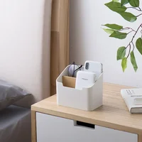 Практичный ящик для хранения пультов и кондиционеров для телевизоров. Элегантный органайзер для пультов дистанционного управления для гостиной и спальни. — изображение 4