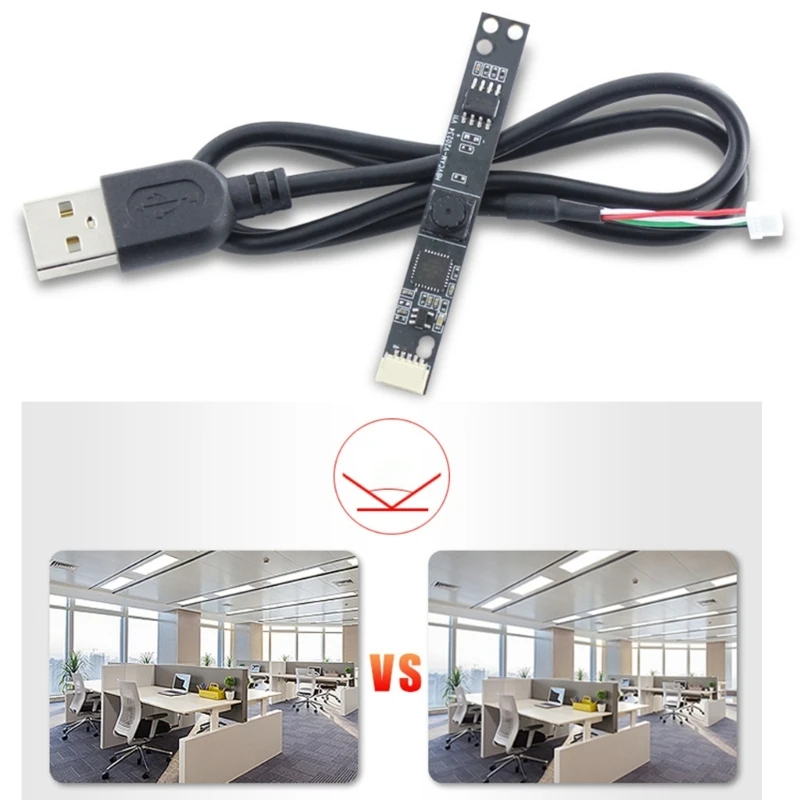 USB OV7675 Camera Module 66 Degree View USB Frees Driver Webcam 1/6.5" YUY2 Focal Adjustable For Advertising Player Laptop 3