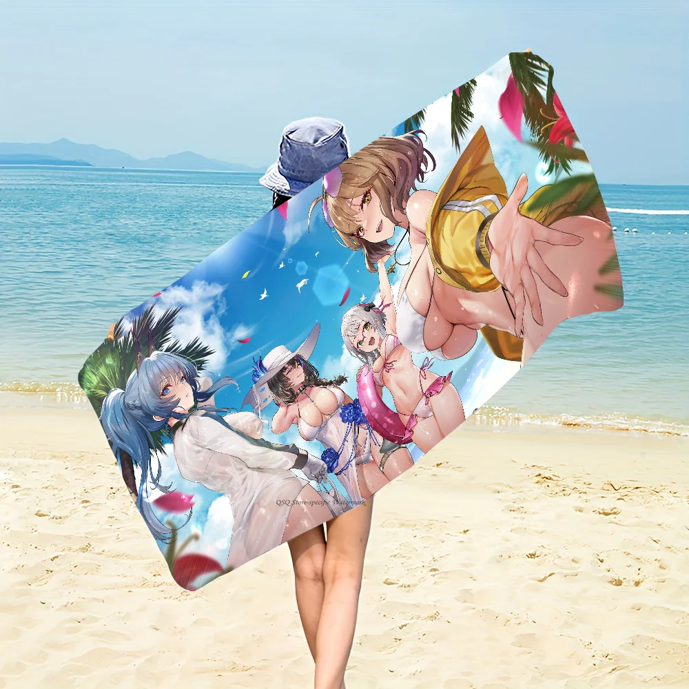 1pc NIKKE The Goddess Of Victory Alice Towel Microfiber Beach Towel Quick Dry Kids Beach Blanket Soft Unisex Camping Pool Towel 5