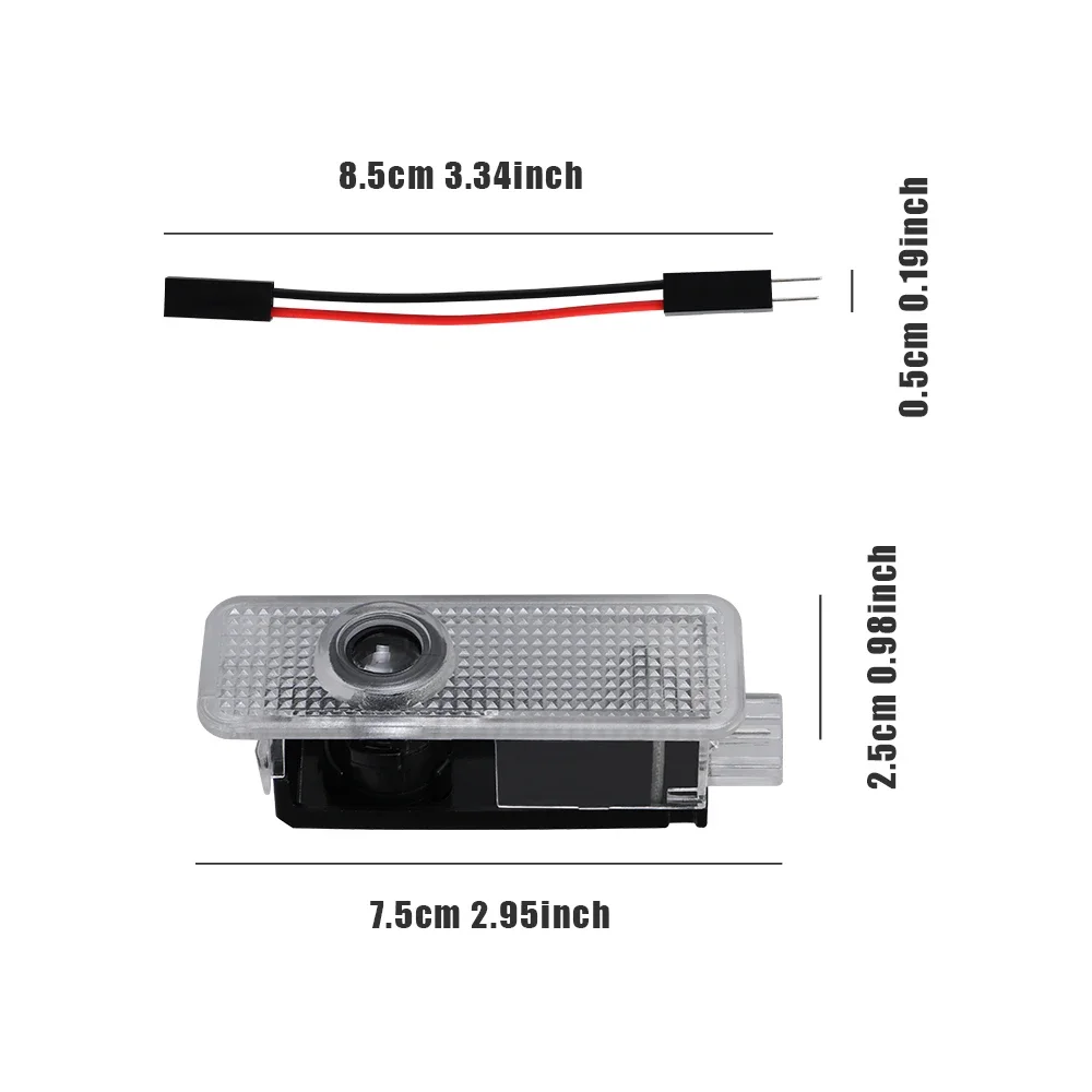 LED HD 자동차 문짝 로고 웰컴 라이트 프로젝터 램프, BMW E90 E91 E92 E93 E60 E61 F10 F07 E63 E64 F12 F13 F30 E87 액세서리