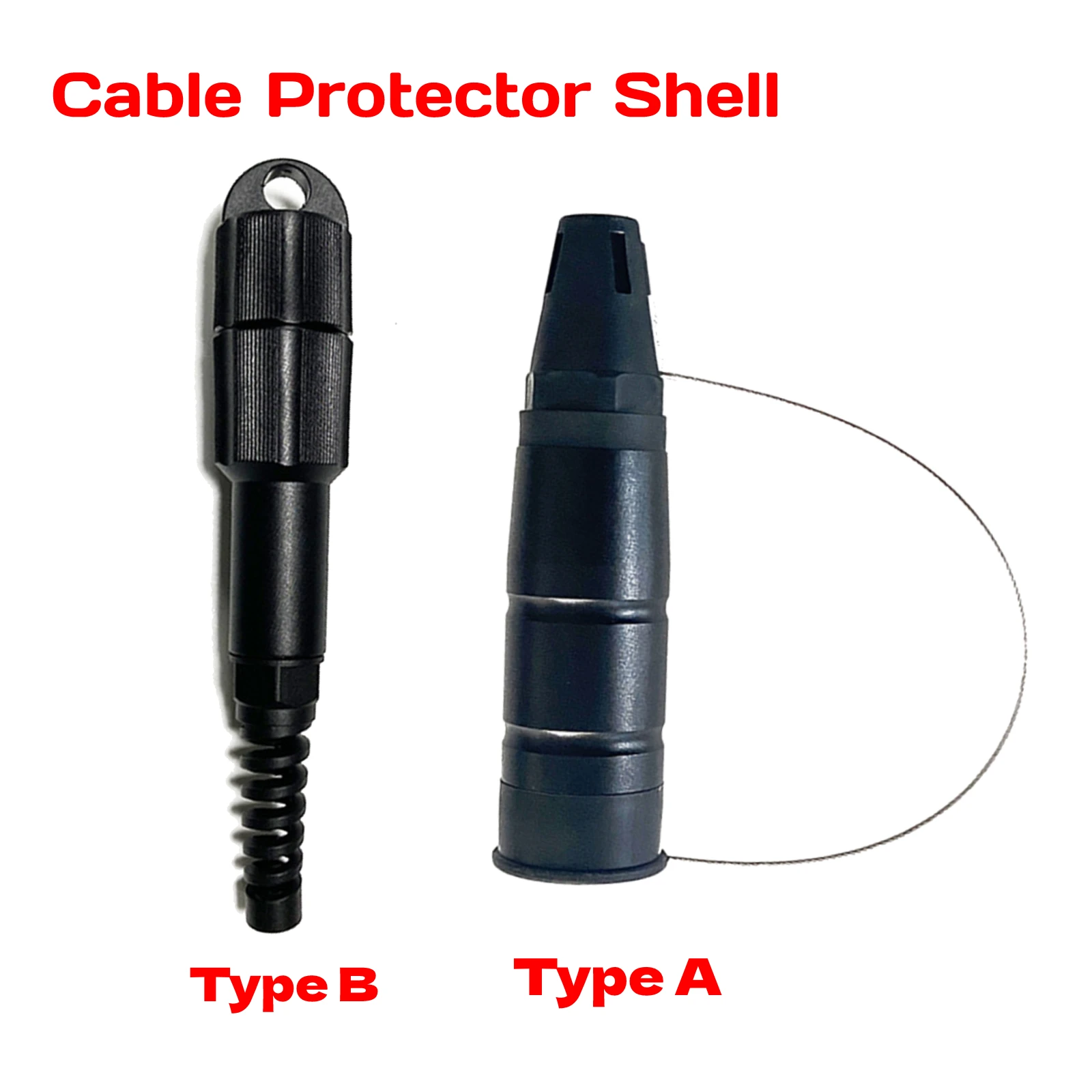 Pdlc Outdoor Waterproof Connector Dust Proof Plastic Armored Fiber Optic Cable Case Fixed Cable Cord Protection Protective Cover power connector
