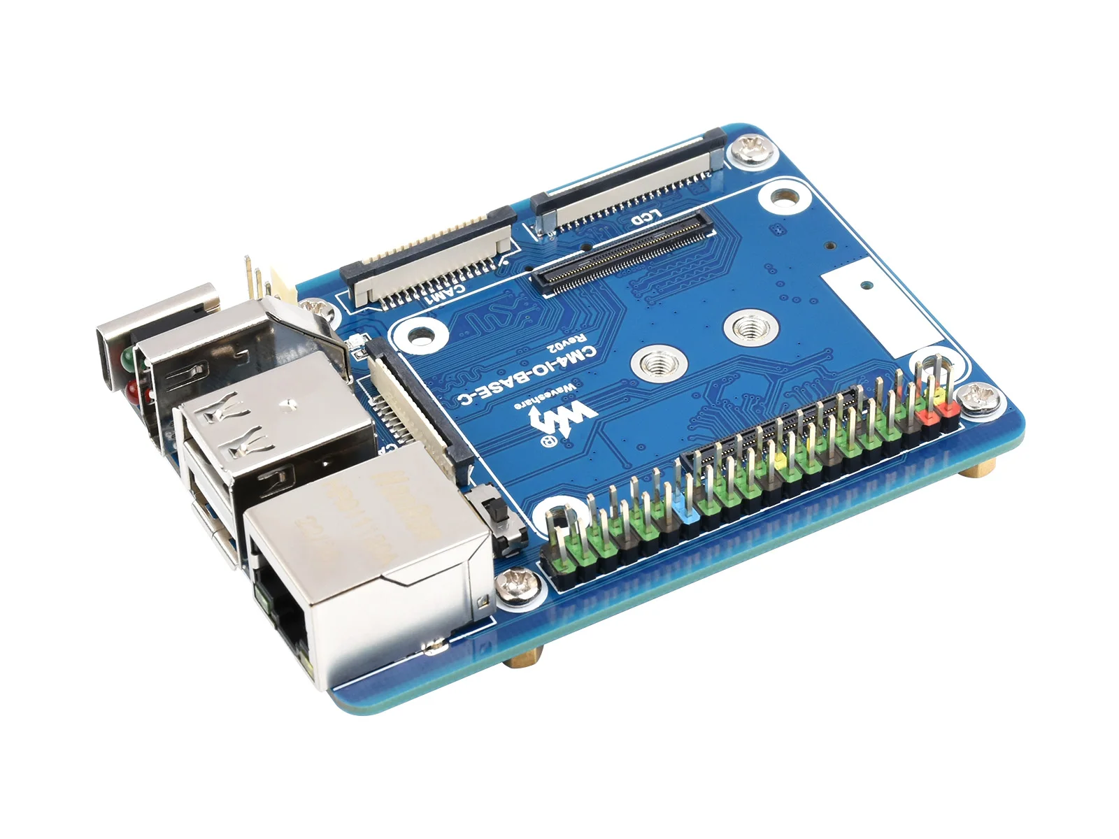 

CM4-IO-BASE-A, мини плинтус (A) предназначен для Raspberry Pi вычислительный модуль 4, мощные функции в Кредитная карта Размер затрудняетесь в выборе правильного размера Тела