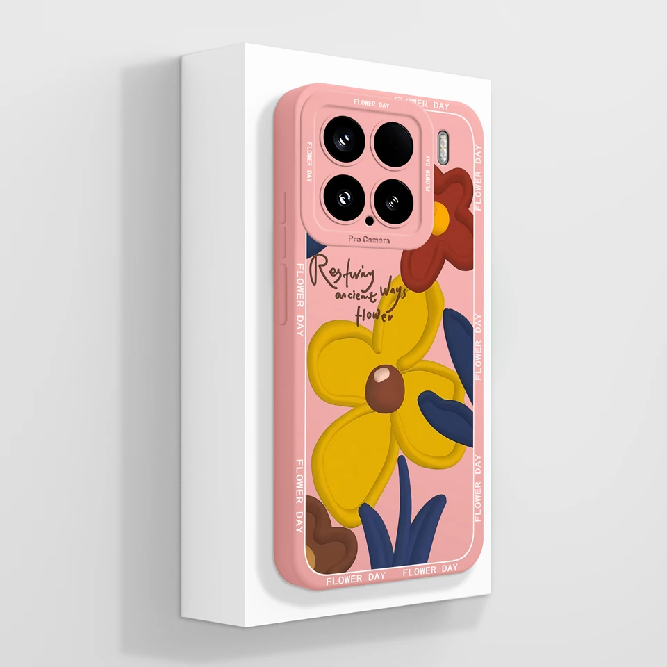 Beautiful Flower Girl Silicone Soft Case - Durable and Fashionable Cover