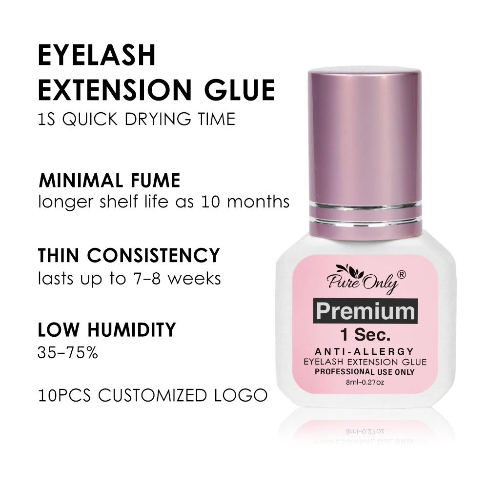 8ml Premium Glue 1s Quick Drying Antiallergy Eyelash Extension