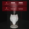 Portable and Color-Changing LED Light Wolf Air Humidifier for Ultimate Relaxation! High-Efficiency 600ML USB Diffuser with Essen 4