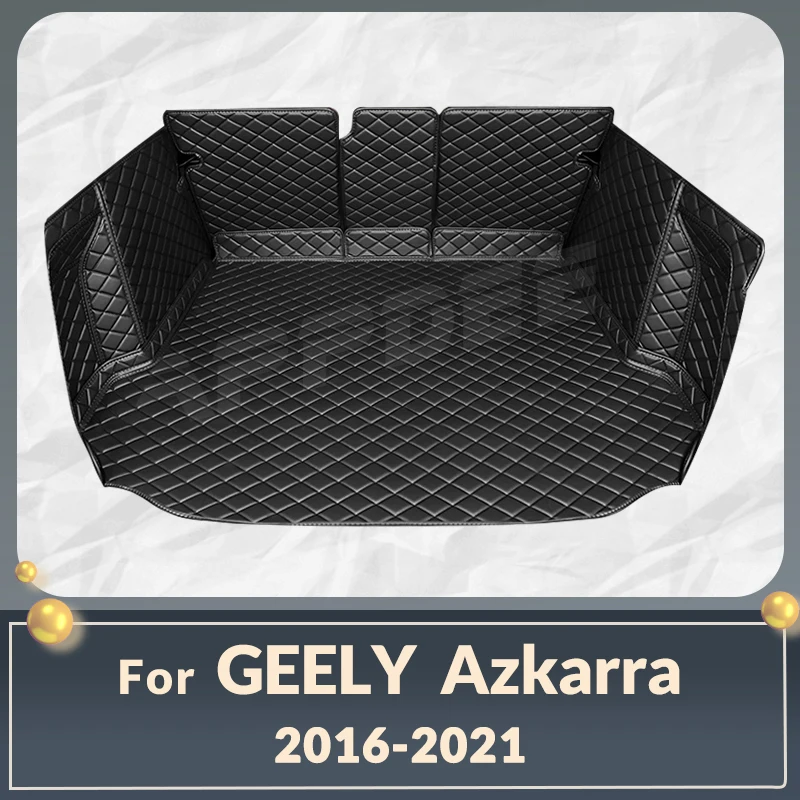 

Auto Full Coverage Trunk Mat For GEELY Azkarra Pro 2016-2021 20 19 18 17 Car Boot Cover Pad Interior Protector Accessories