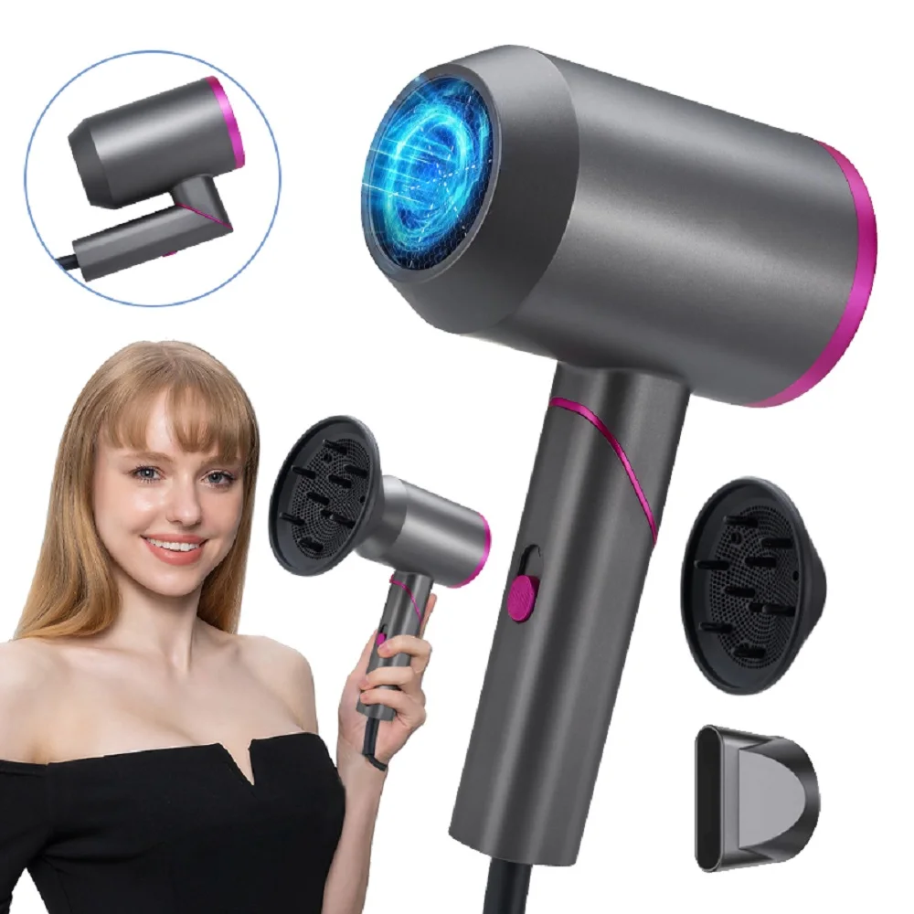 Ionic Hair Dryer, 1800W Professional Blow Dryer, Negative Ion Technolog