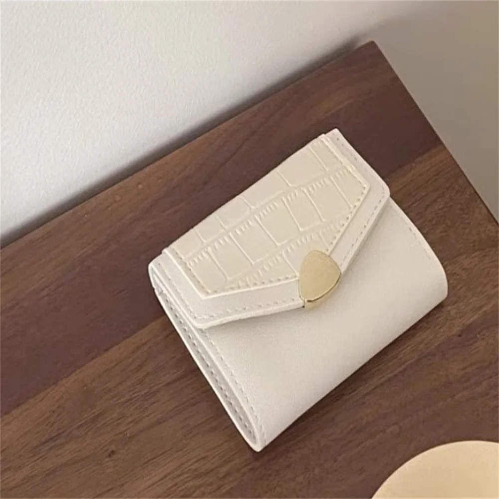 

New Multi-Cards Women Card Holder PU Leather Short Coin Purse Zipper Hasp Simplicity Tri-fold Wallet Snake Skin Pattern Moneybag