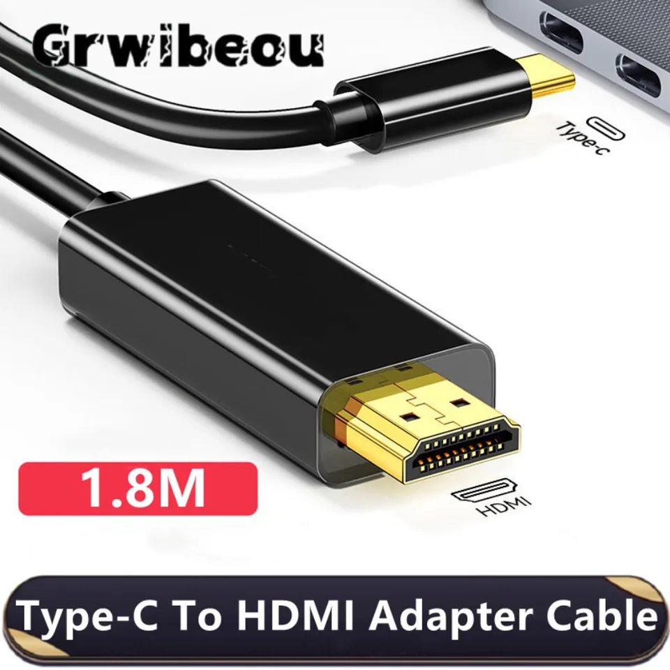 Adaptateur USB-C Vers HDMI Blanc, Convertisseur USB-C Vers HDMI 4K Cable Usb C Vers Hdmi Pour Telephone Portable Ordinateur Tvhd Et Projecteur C 98657122