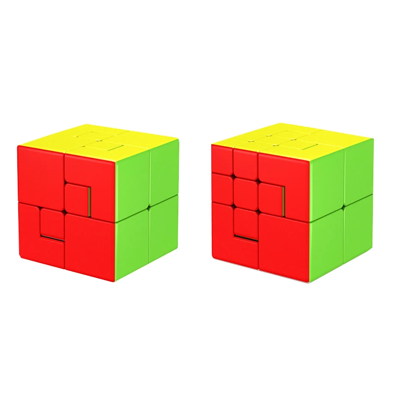 [Picube] MoYu Meilong Puppet One Pupped Two 2x2 3x3 Bandaged Magic Cubes 2x2x2 3x3x3 Cubo Magico Speed Puzzle Game Kids Fun Toy |