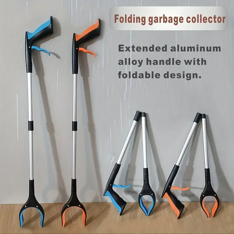 1pc Garbage Picker Grabber With 360° Rotating Clamp Lightweight Heavy Duty Grabber For Seniors 32 Inch Grabber Trash Pickup Tool 3