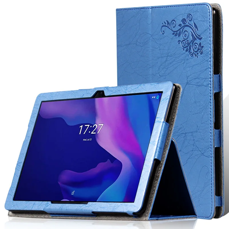 For Chuwi Hipad Max X Tablet Cases Foldable Stand Silk Floral Luxury