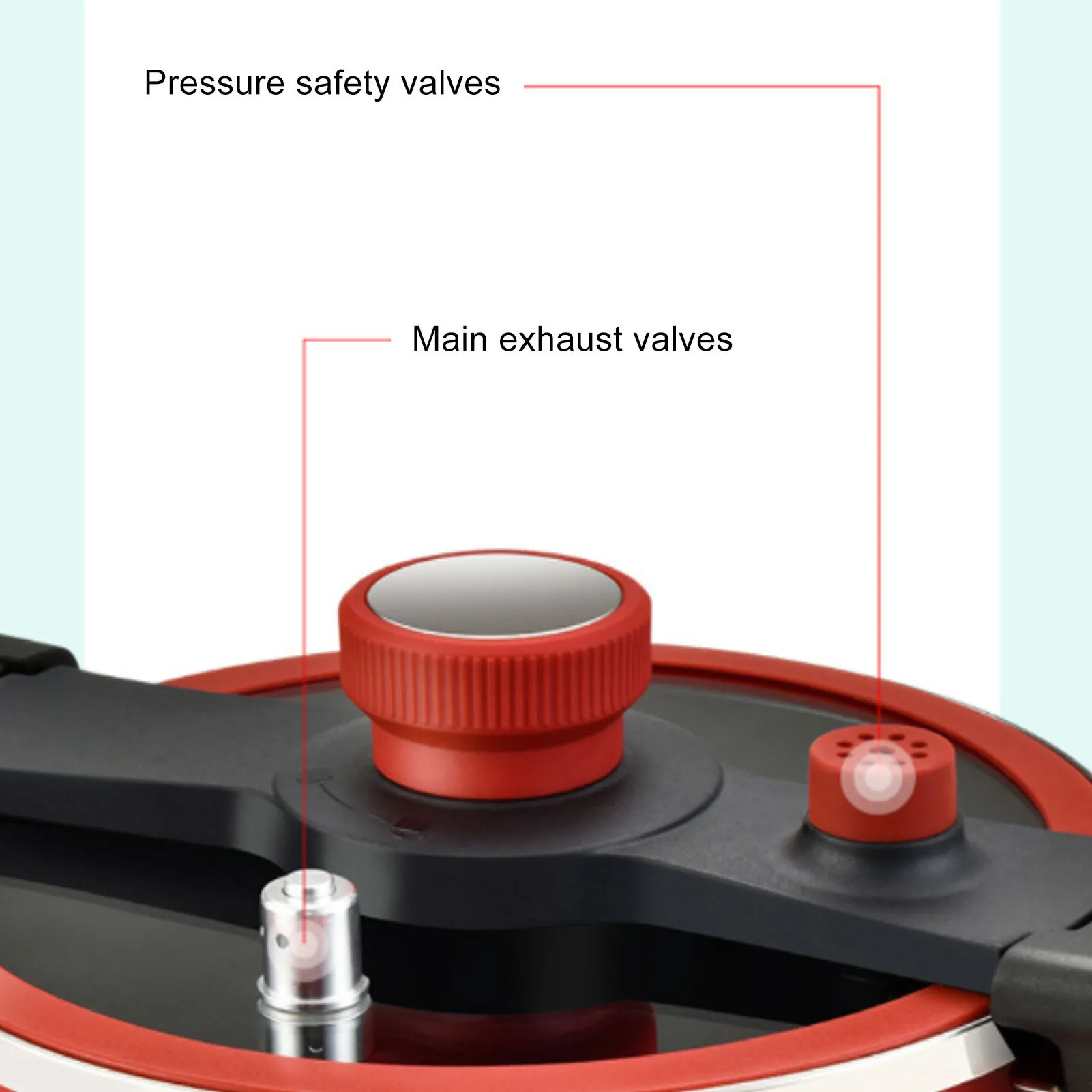 7L Pressure Soup Pot Multifunctional Micro Pressure Cooking Pot Flameproof Anti Stick Binaural Clip Visual Lid for Kitchen