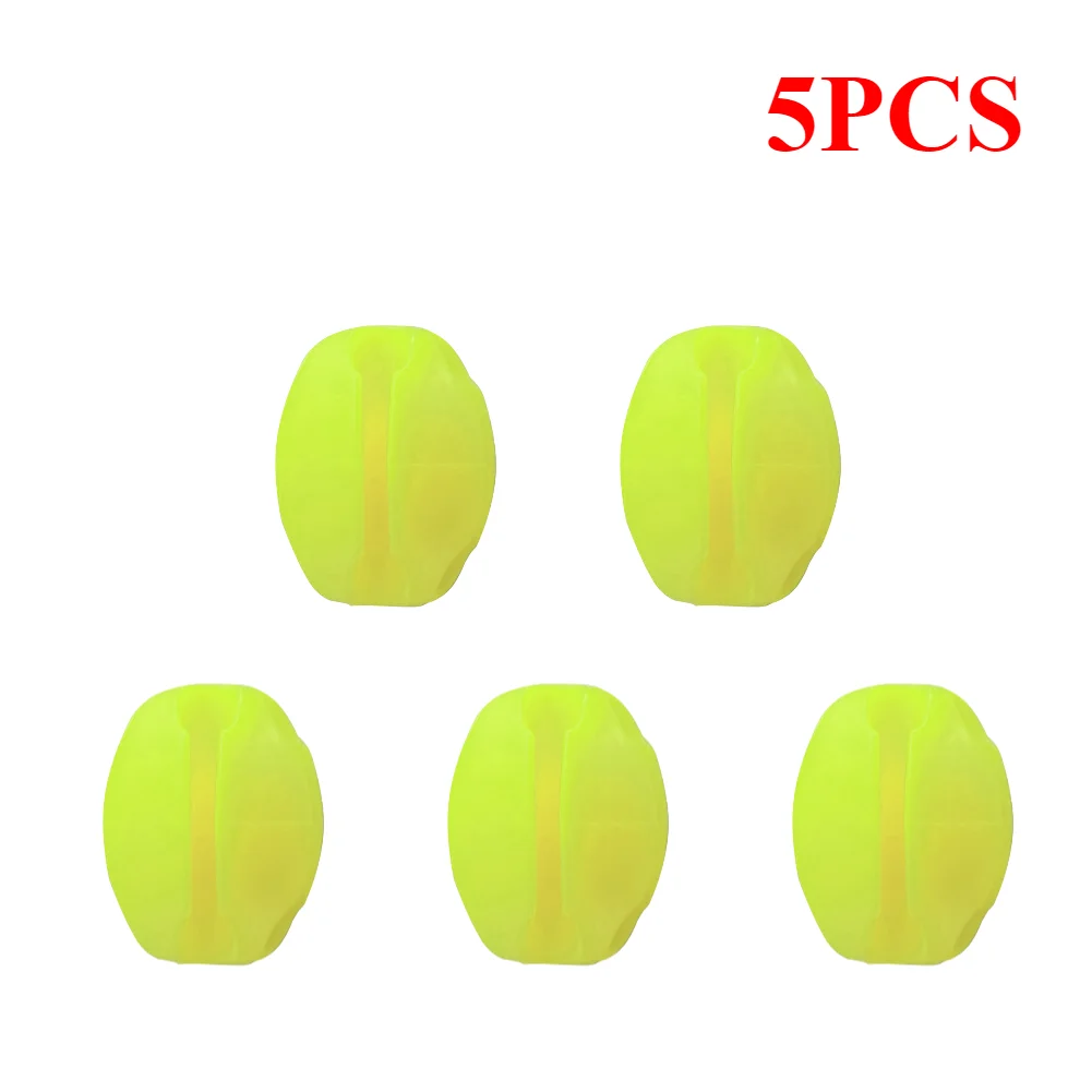 5Pcs Rod Fixed Ball Rod Ball Protection Anti-Collision Rod Retractor Tools ( Yellow)