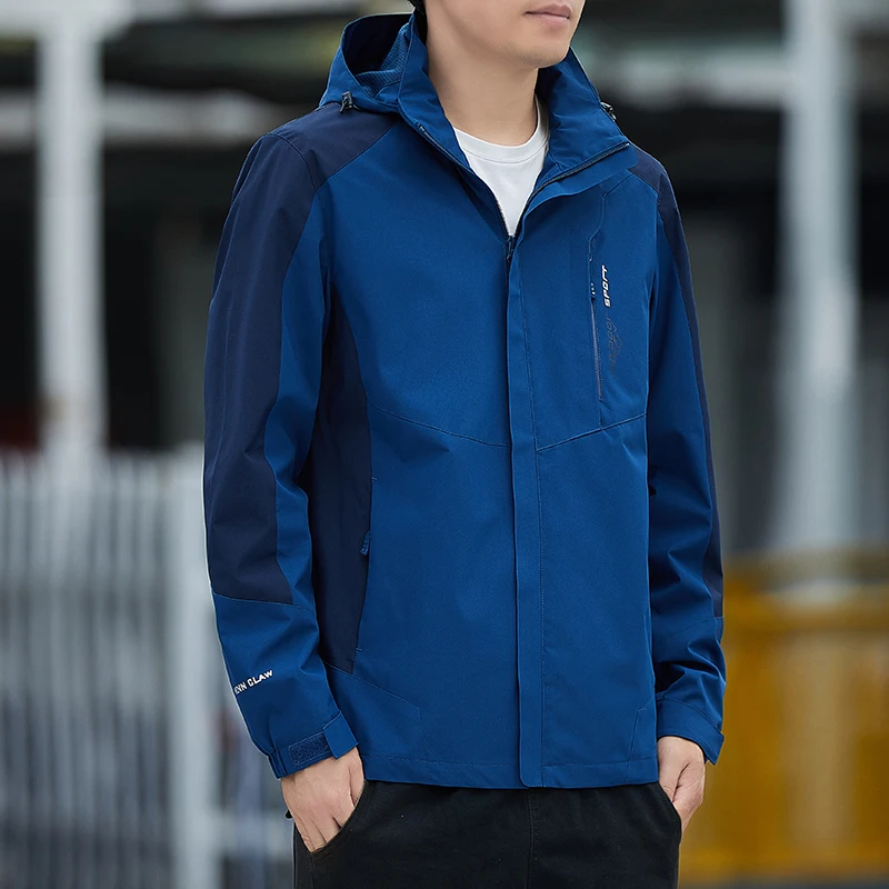 Anorak 남성용 세련된 재킷, 용수철 여름 남성 아우터, 긴 코트, 바람막이 남성 트렌치 코트, 자외선 차단 후드 의류  Best Top5