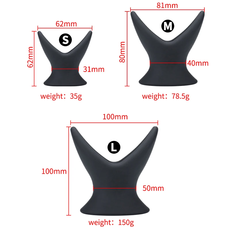 V-formad ihålig anal silikon analplugg rumpor sexleksaker kvinnor män höfttränare för par onanerar_voghion.com