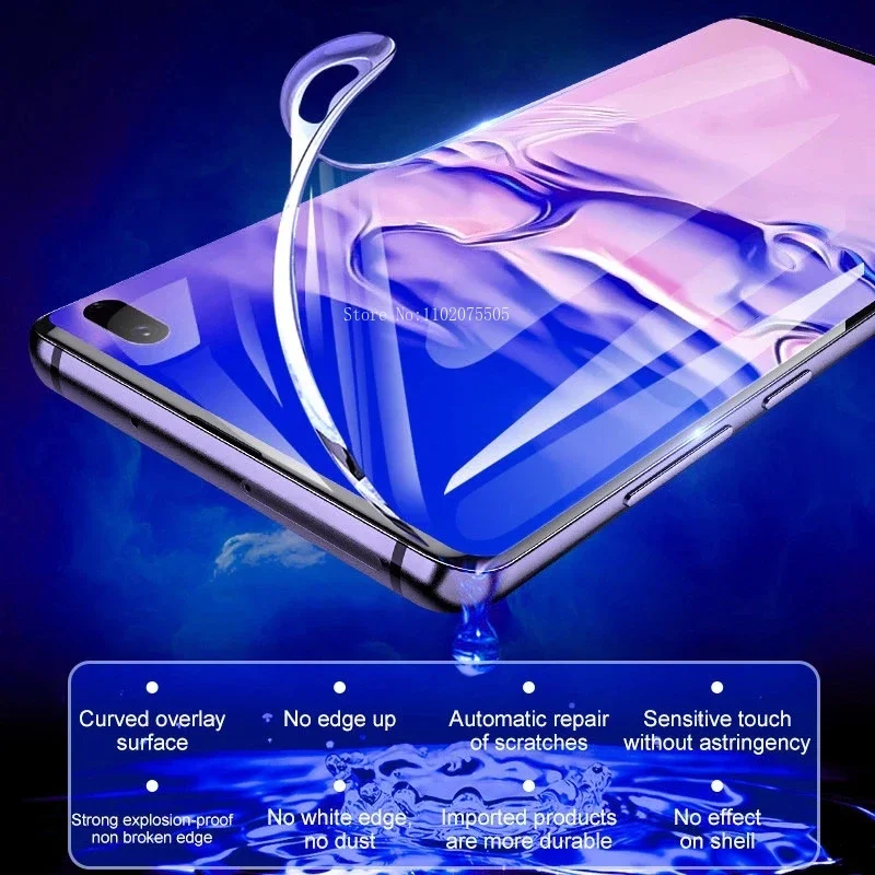 4 pezzi pellicole ceramiche morbide ad alta definizione per Samsung Galaxy S23 Plus S22 Ultra S21 S20 Fe S10 S9 S8 protezione schermo non VETRO - immagine 4