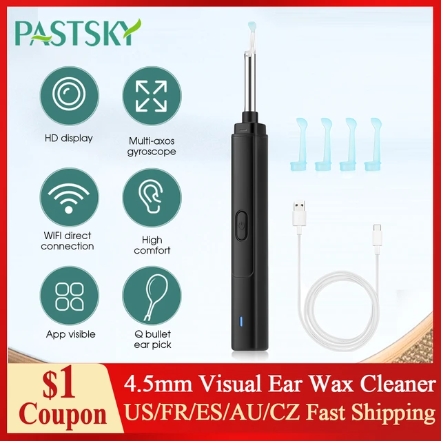 Cure-oreille visuel Intelligent, 500W, sans fil, haute précision,  Endoscope, Mini caméra, Otoscope, boroscope, nettoyeur d'oreille USB -  AliExpress