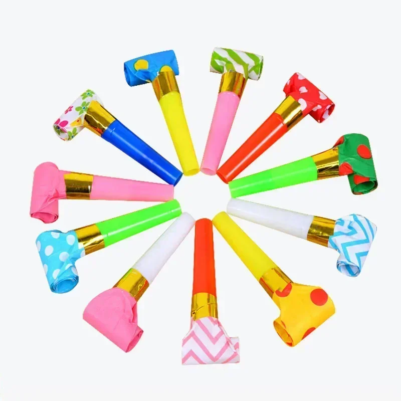 30Pcs Children's Games Whistling Birthday Supplies Fun Cheerleader Party Bar Event Atmosphere Bags Fillers Noise Prank Toys New