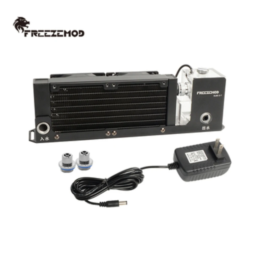 Zemod-mini Radiador Refrigerado a Água Módulo de Dissipação de Calor Módulo Aio Ventilador Duplo 160 mm 2000rpm 8cm Slmz-z-t - Imagem 5
