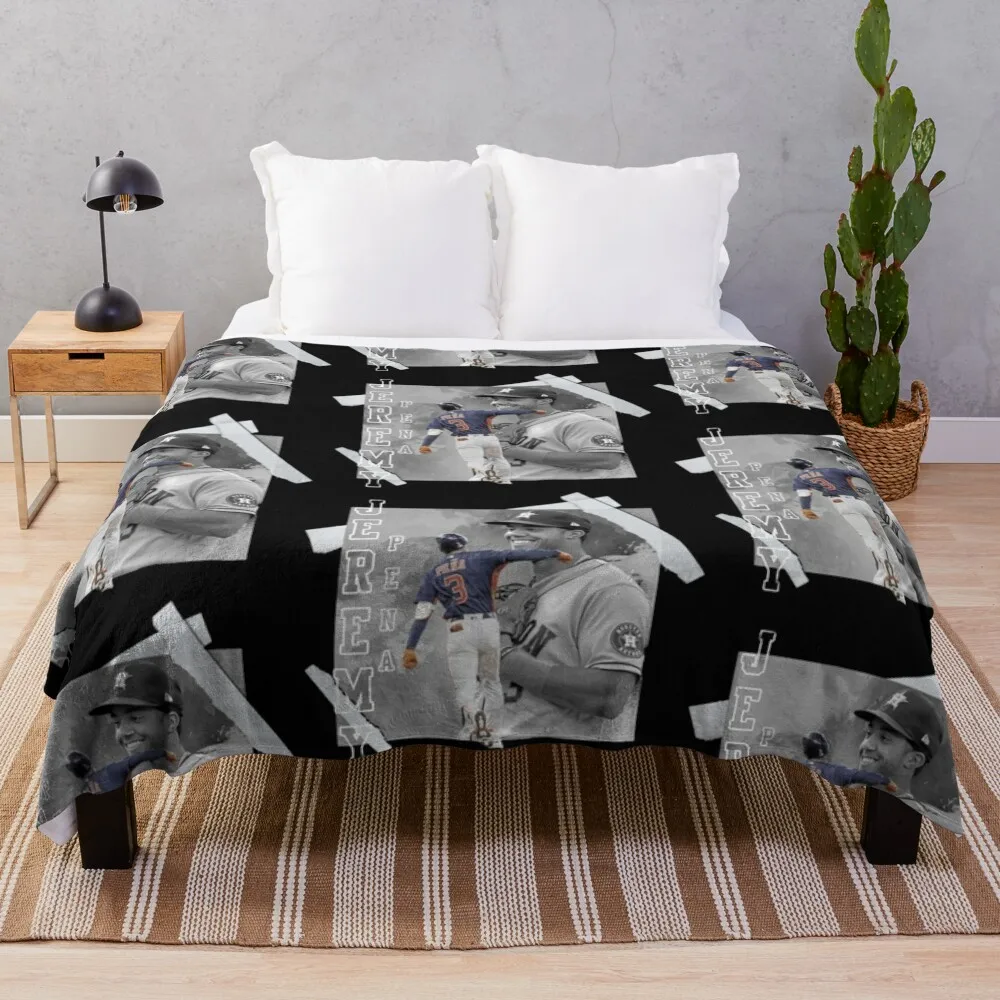 

Jeremy Pena Throw Blanket Nap Warm Flannel Fabric Blankets