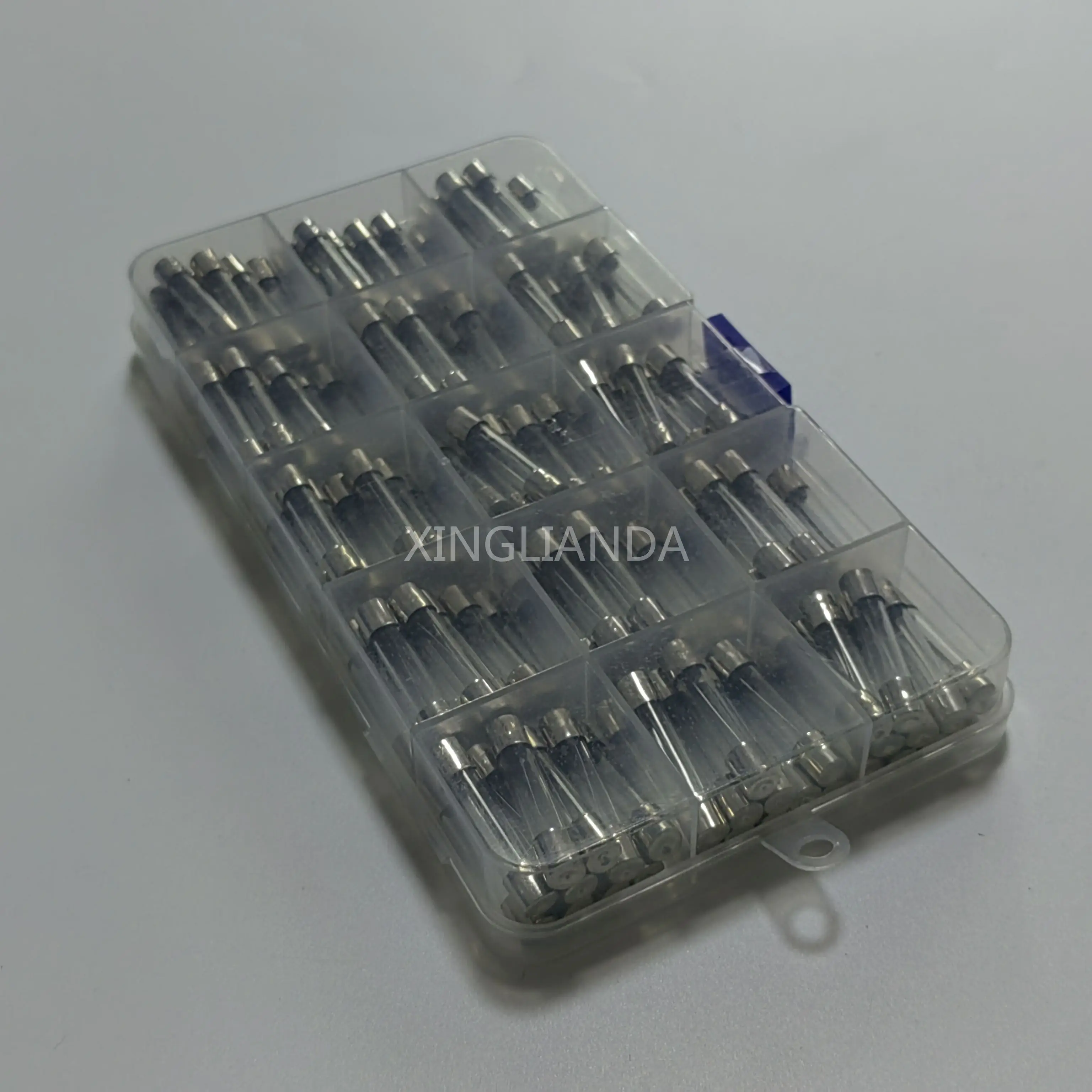 빠른 블로우 유리관 퓨즈 모듬 키트, 상자 포함, 6X30, 0.25A-30A, 15 종류, 150 개, 6*30mm