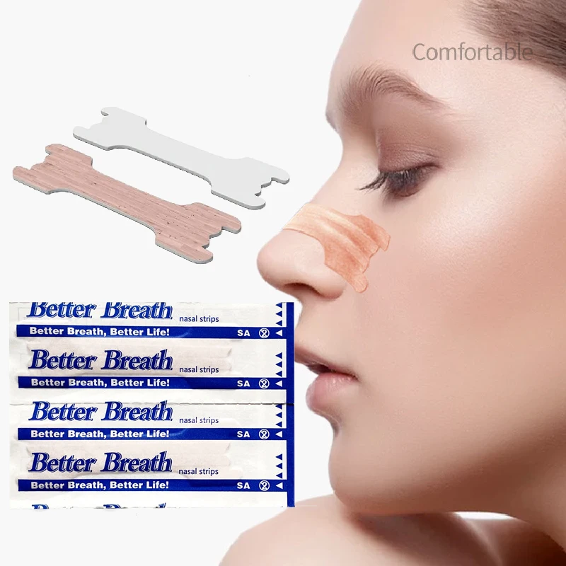 10/50PCS Breath Nasal Strips Right Aid Stop Snoring Nose Patch Good Sleeping Patch Product Easier Breath Sleep Aid Decive 1