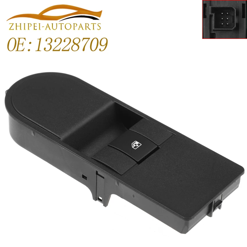 13228709 Passeggero Elettrico Alzacristallo Pulsante Interruttore Auto 13209204 Per Vauxhall Astra Astrovan Zafira Opel Astra H Zafira B