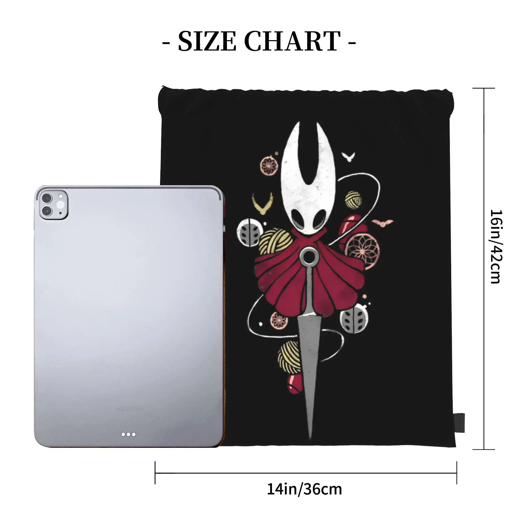 Pretty Art All Knight The Hollow Knight Adventure Game Drawstring Backpack 스포츠 체육관 가방팩 방수 스트링 백