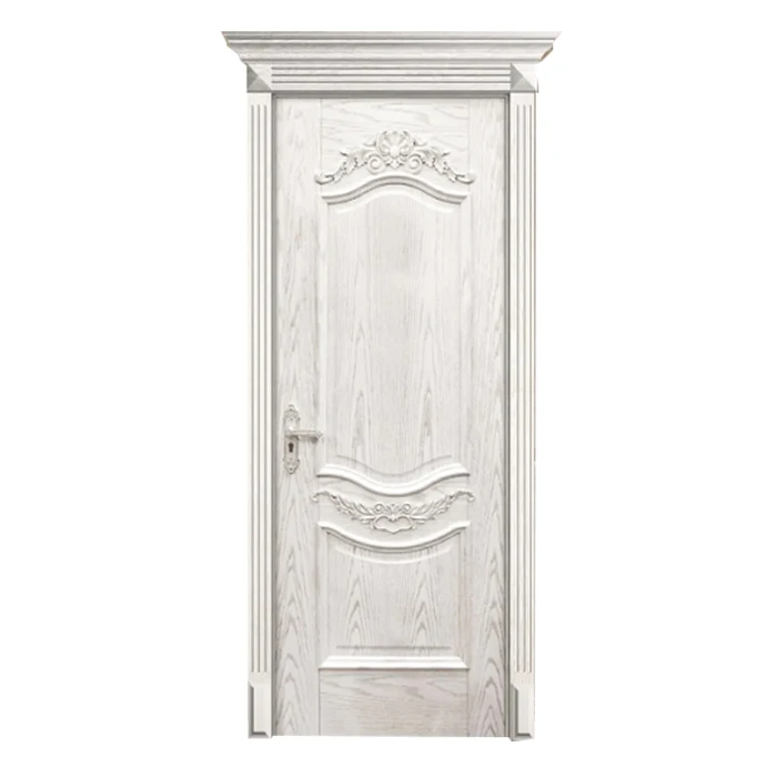 European solid wood painted door main entrance wooden door design exterior wood door 6