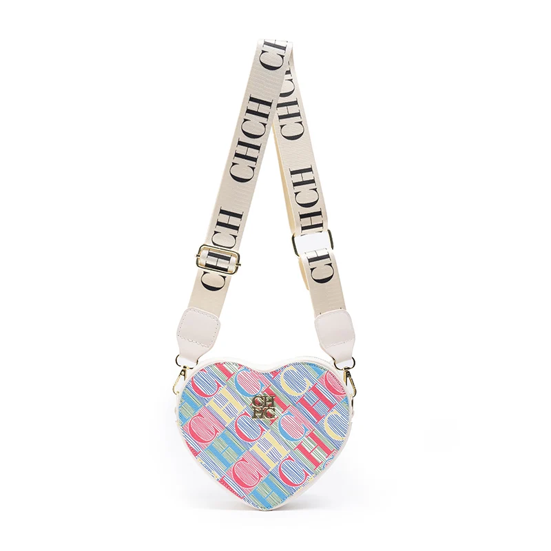 تصميم CH الإبداعي للقلب Crossbody، وهي حقيبة عصرية...