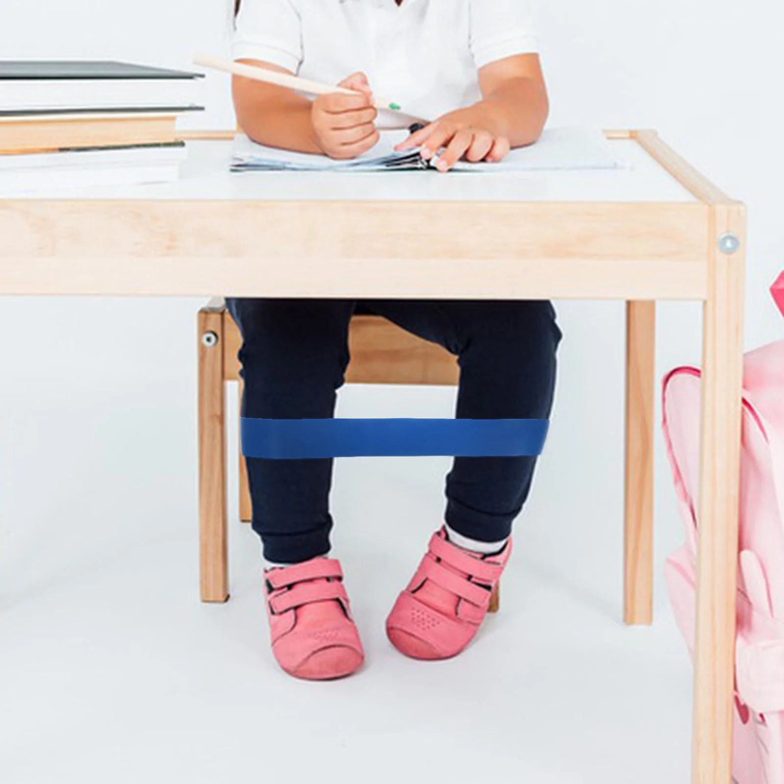 ADHD 책상 및 의자 스트랩, 다리 편안한 밴드, 다채로운 안절부절 발, 신축성 있는 어린이 사무실, 어린이용 유연한 교실 TPE, 5 개