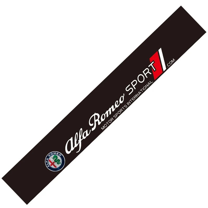 Bande Pare-soleil Pare-brise Pour Alfa Romeo Giulia, Stelvio - Autocollant Teinté, Décoration Et Protection