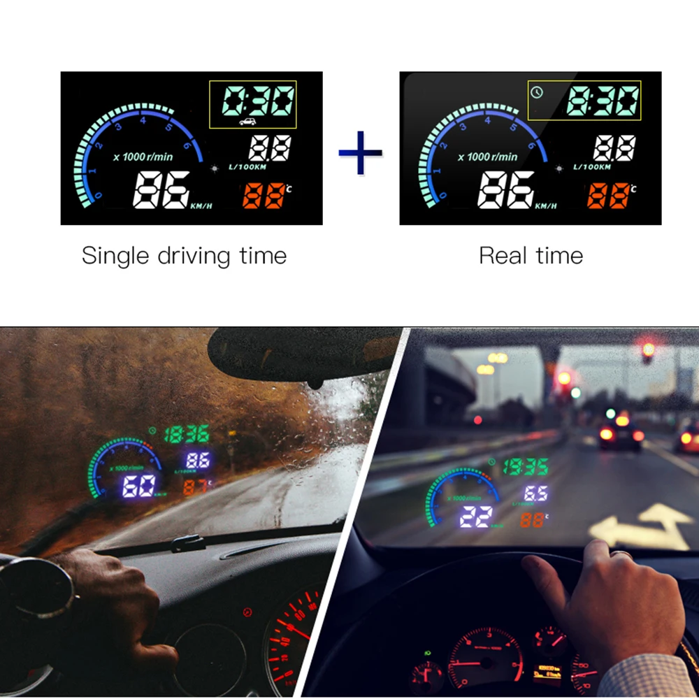 hud  ÷ ÷ I9 OBD2 HUD  ÷ ڵ ӵ   , ڵ ӵ RPM  а, ڵ  