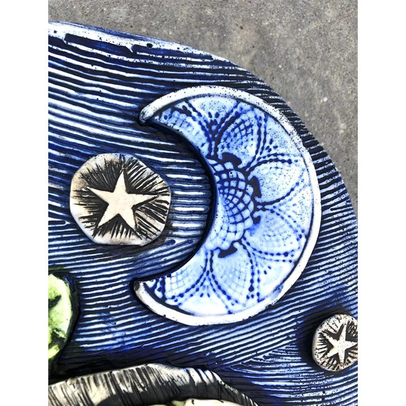 

Звездное небо, морской сад, скульптура, украшение, настенное искусство, статуя из смолы, дверь, двор, декоративное украшение, садовая скульптура, природный Тотем