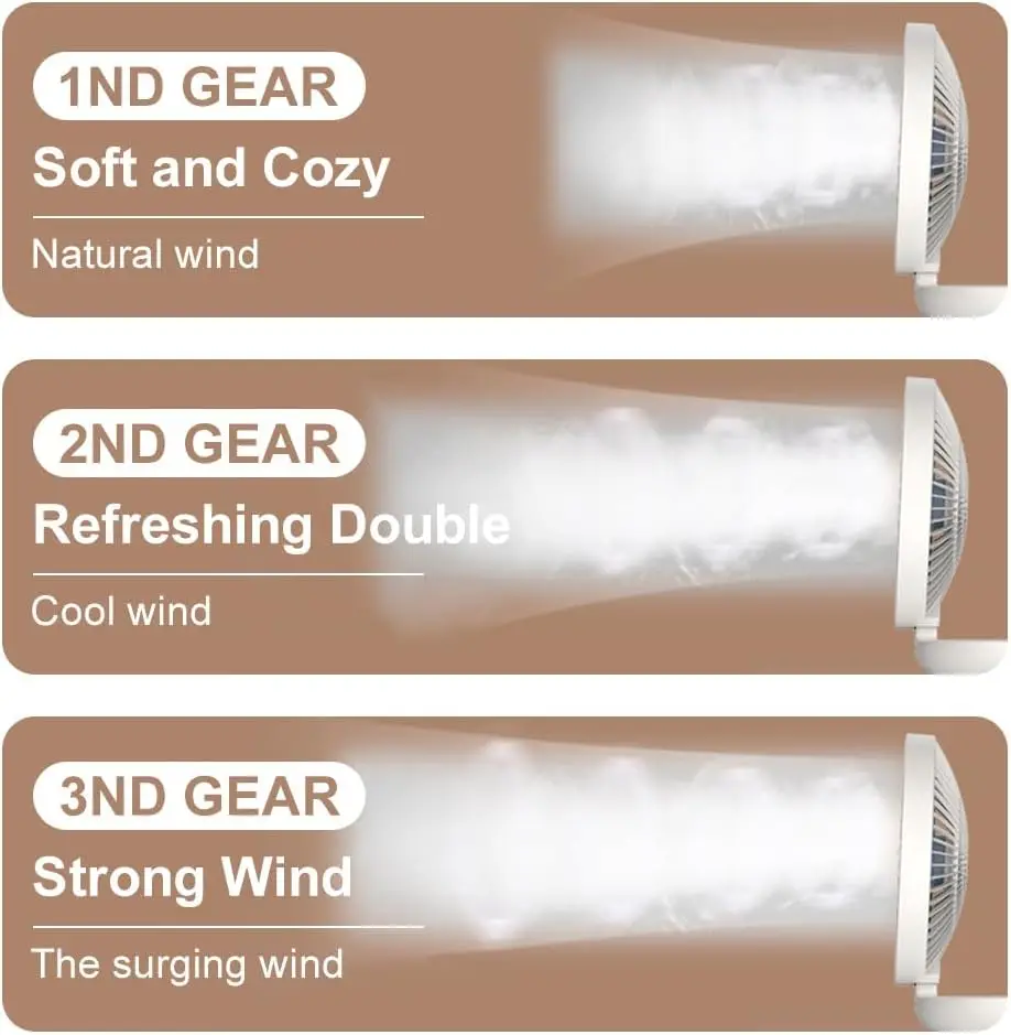 Three-Speed Adjustable Fan Usb Charging Home Dormitory Large Wind Desktop Mini Portable Electric Fan Folding Convenient Storage 4
