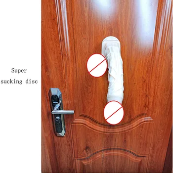 Soft Huge Realistic Dildo Penis Big Dong Vagina Stimulator Oversized Dildo Suction Cup Lesbian Sex Toys for Women 42CM*7CM Soft 3