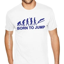 

Evolution Ski Jumping Tee Shirts Mens Oversized Anime Tshirt Men Tees Print Cotton Men Tops Tees Printing Plain Top T-shirts