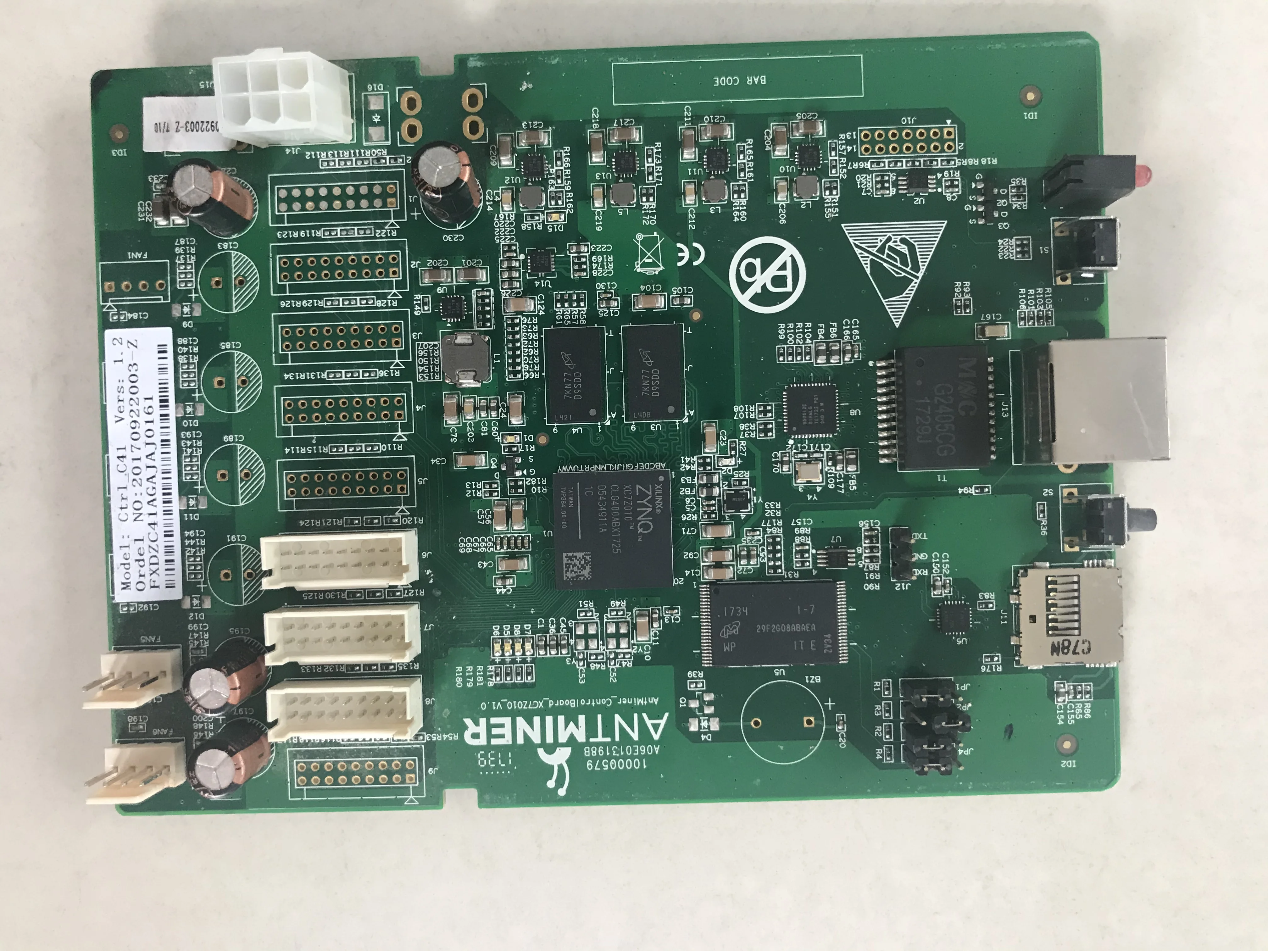 Bitmain Antminer S9 S9I S9J Scheda Di Controllo Buone Condizioni Di Lavoro Chip Principale Zynq Xc7Z010